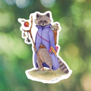 Стикер Енот Алхимик